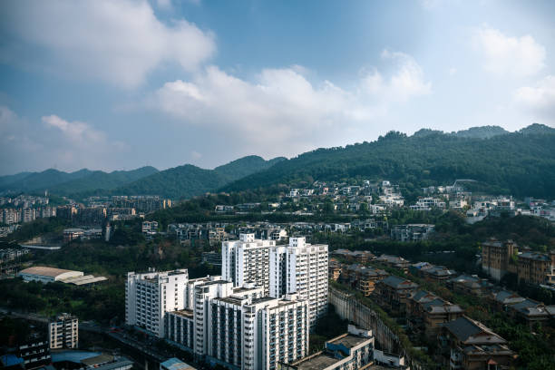 istock Sunny Chongqing city skyline 1383833367