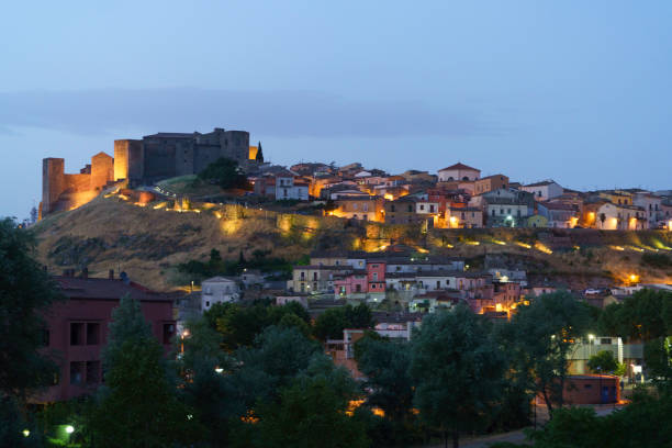 istock VIew of Melfi, Basilicata, by night 1383836476