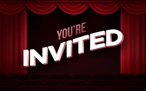 istock You're Invited Red Stage Theater Movie Event Performance 1383844967