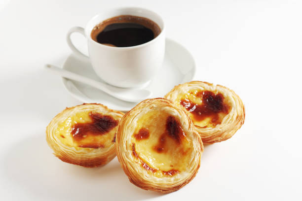 istock Portuguese cakes and coffee 1383846806