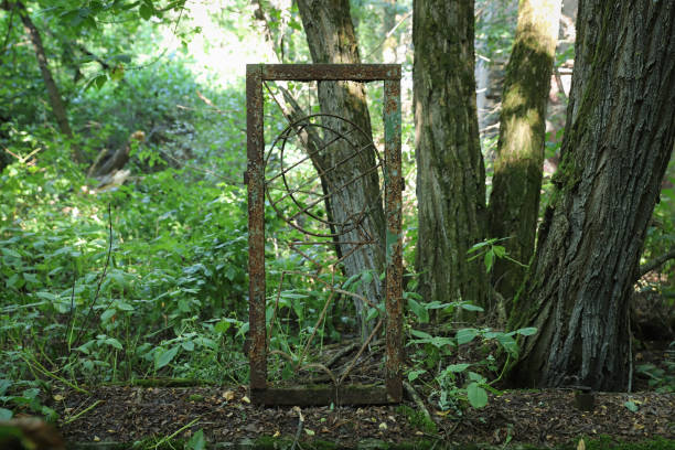 Sign in Pripyat Town, Chernobyl Exclusion Zone, Chernobyl, Ukraine