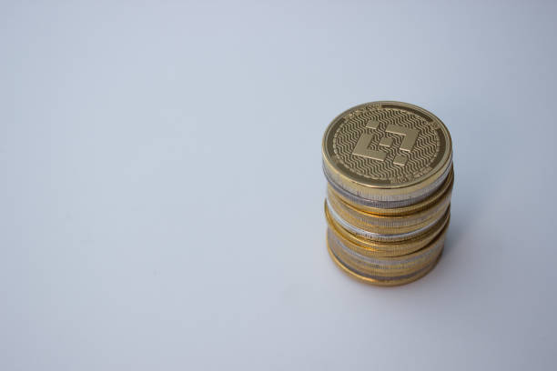 바이넌스 동전 더미 - binance trading 뉴스 사진 이미지