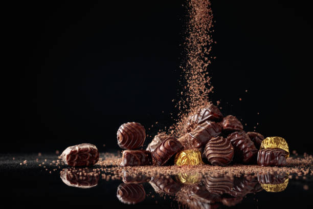 istock Chocolate candies sprinkled with chocolate chips. 1383853334