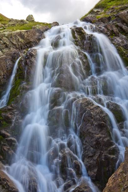istock beautiful waterfall shooted by a long exposure 1383857014