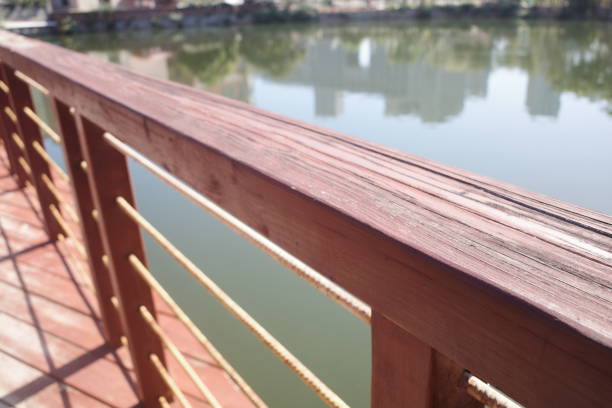 istock Modern railings for small reservoirs 1383859155