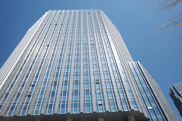 istock Appearance of modern urban buildings 1383859238