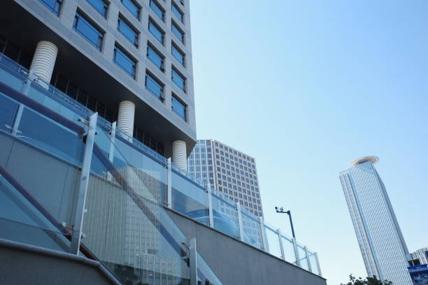 istock Appearance of modern urban buildings 1383859334