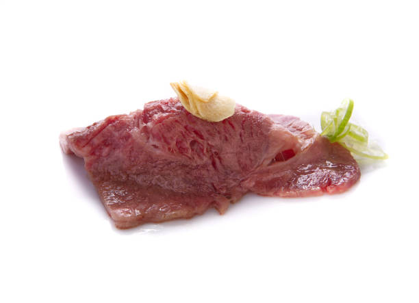 Overflowing Sushi, Wagyu Beef, a popular Japanese food stock photo