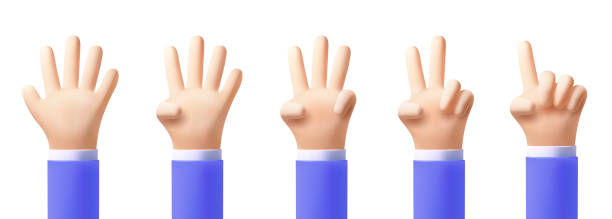 istock 3d hands, great design for any purposes. Vector graphic illustration. Hand click icon symbol. 3d render illustration. Realistic 3d design. Creative design. 1383881899