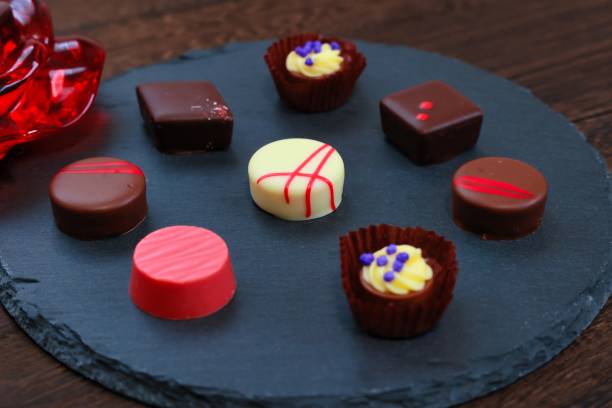 istock Delicious chocolate placed on a plate 1383885479