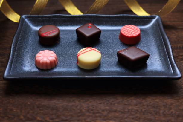 istock Delicious chocolate placed on a plate 1383885545