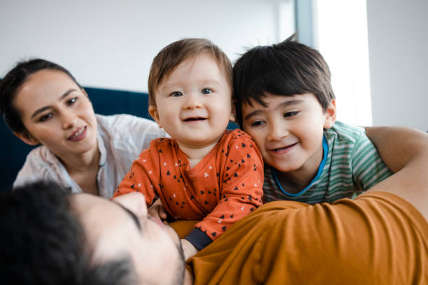 istock Family Morning Playtime 1383889823