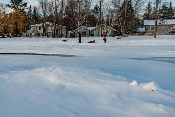 istock Georgian bay in winter,Tiny, Canada 1383898855