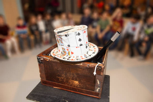 A magic hat made of cards