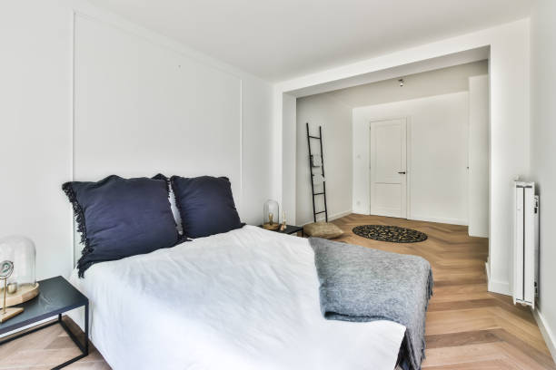 istock A spacious bedroom in a modern house 1383918912