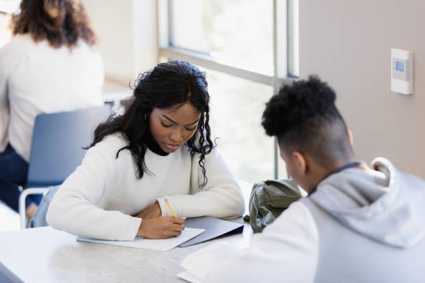 istock Young woman and young man 1383919261