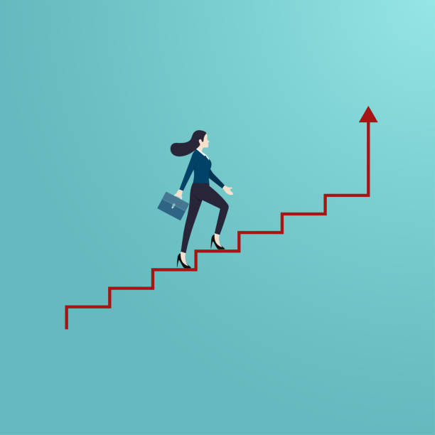 istock Business opportunity and leader woman concept 1383930385