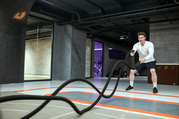 istock gym Gym And Strong Men 1383947897