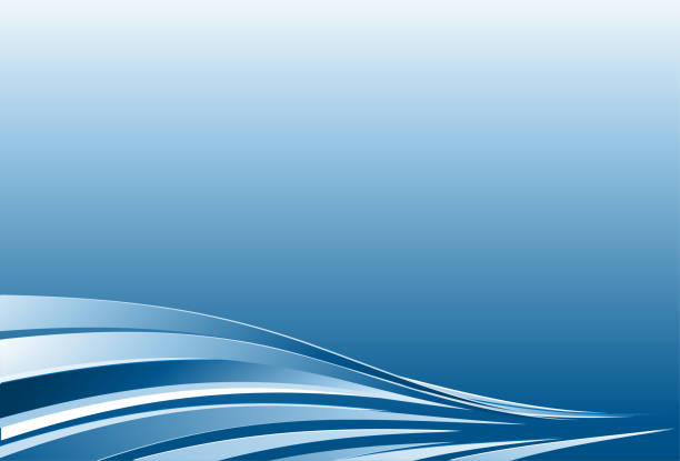 Blue vector abstract background template with wavy elements, linear gradients, for slides and backgrounds Blue vector abstract background template with wavy elements, linear gradients for technology, finance, business, and lines for slides, posters, brochures, web, websites, emails, and all your design projects. virtual background stock illustrations
