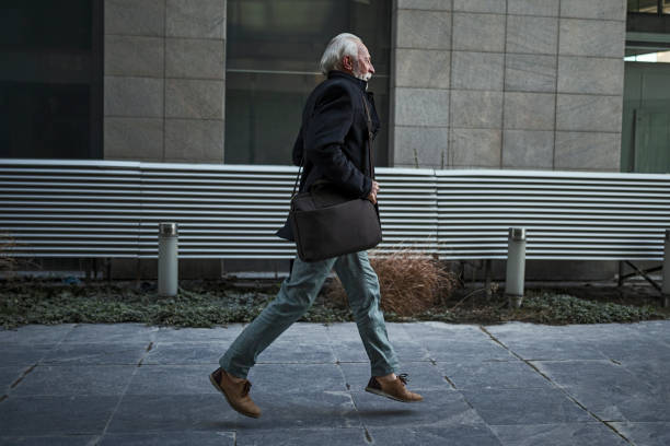istock Senior businessman is getting late 1383950105