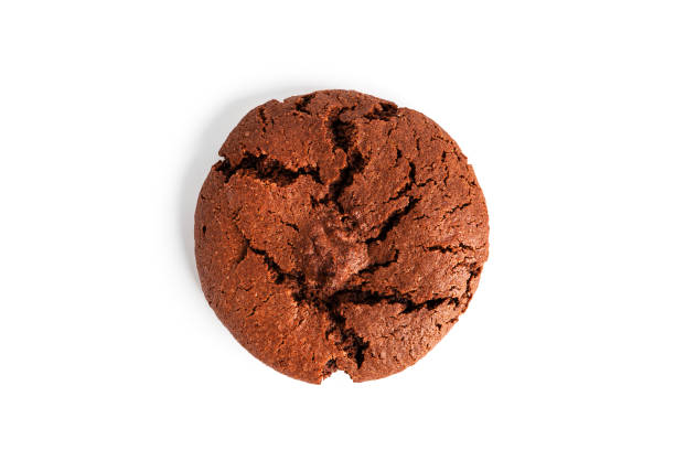 istock Chocolate Americano cookies isolated on a white background 1383952452