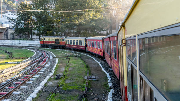 istock Kalka Shimla toy train 1383956229