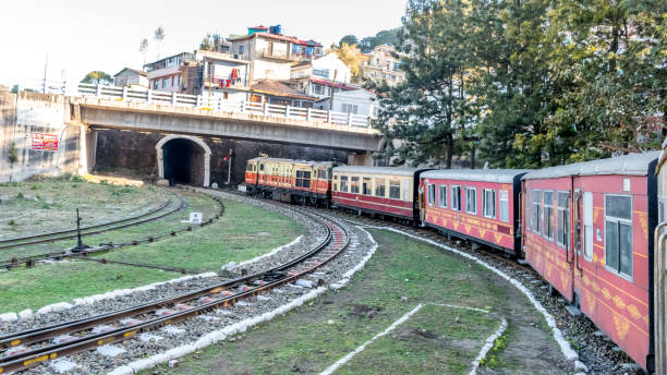 istock Kalka Shimla toy train 1383956773