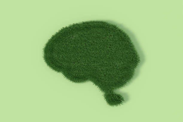 istock Brain shape with grass, thinking climate change sustainable energy 1383962342