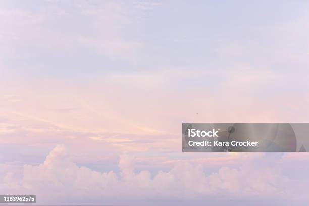 Sunrise Sky Stock Photo - Download Image Now - Cotton Candy, Sky, Summer