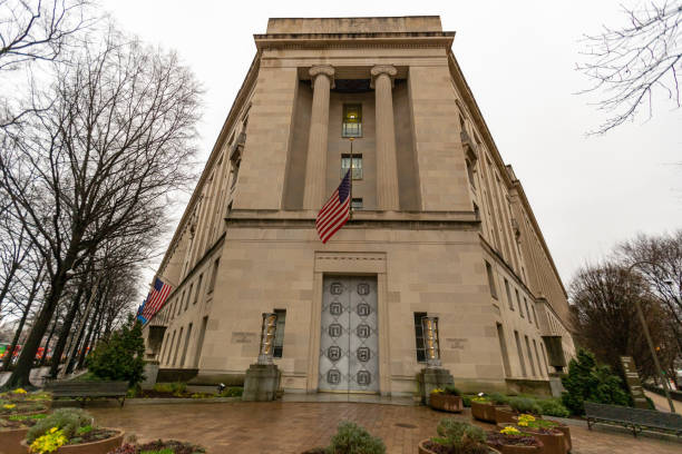 istock Department of Justice building in Washington D. C. 1383990042