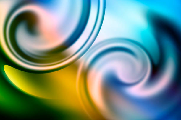 It is an abstract CG image with a futuristic feel.