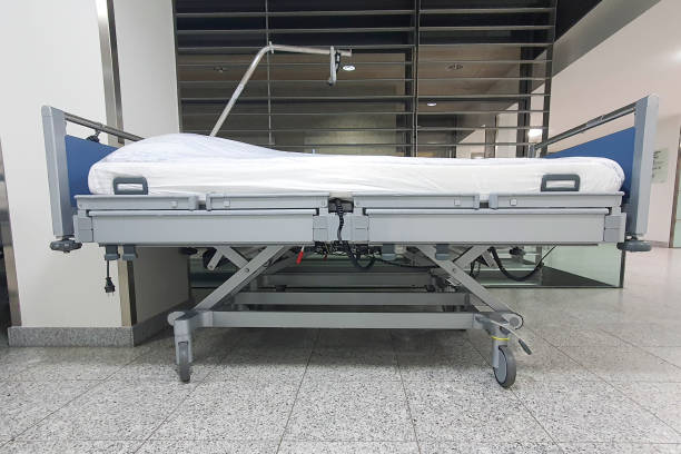 istock Hospital beds in the hallway 1384068162