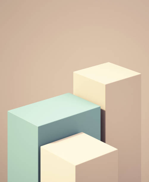 istock 3d podium for mock up for product presentation, abstract pastel color background, 3d rendering 1384069759