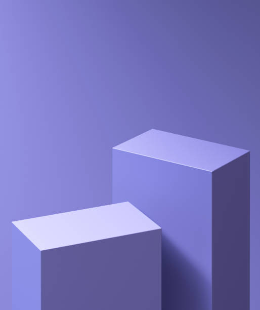 istock 3d product podium mockup with abstract background on violet background,3d render illustration,very peri trend color 2022 1384070390