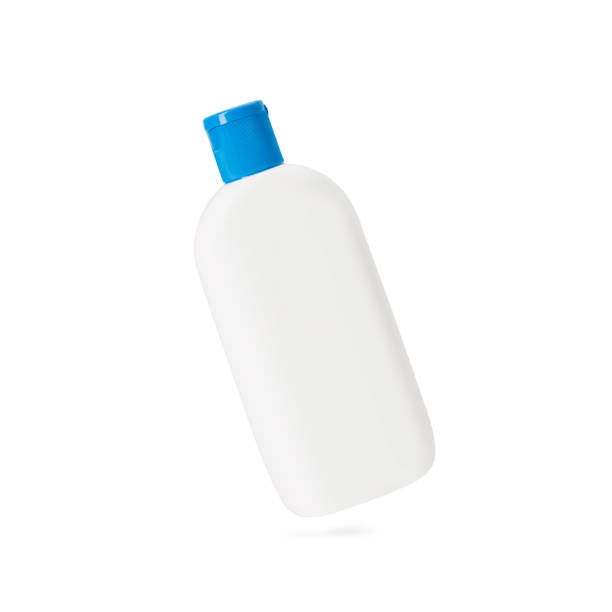 istock Shampoo bottle mockup isolated on white background with clipping path 1384079580