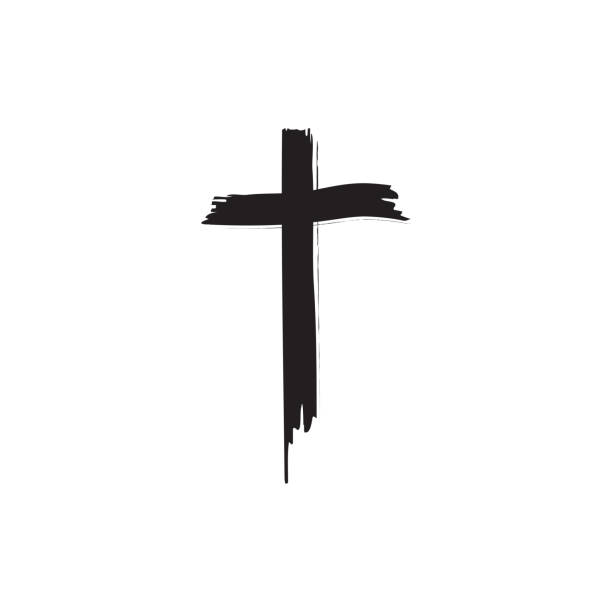 ilustraciones, imágenes clip art, dibujos animados e iconos de stock de cruza a cristo. - crucifix