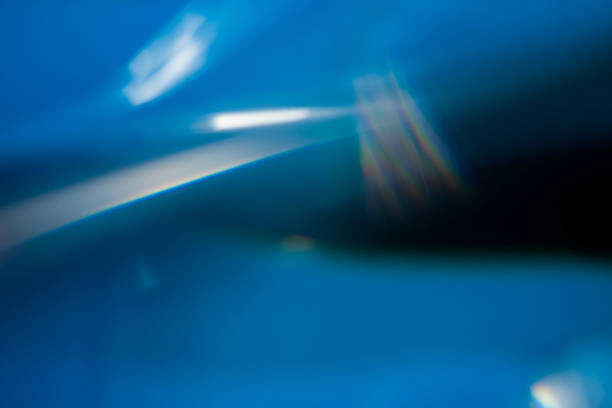 crystal light leak effect for photo overlay. prism lens flare bokeh abstract background.