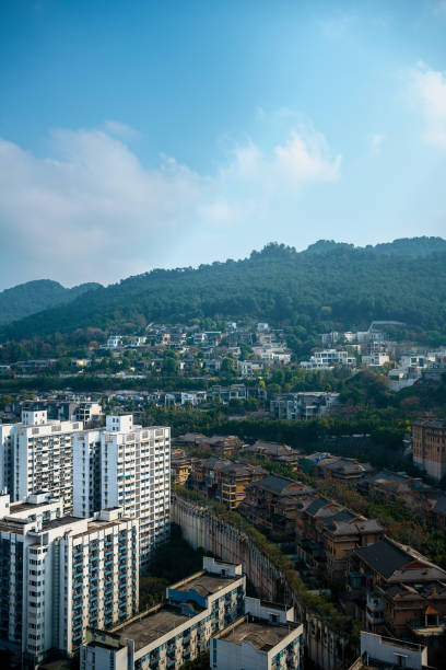 istock Sunny Chongqing city skyline 1384112831