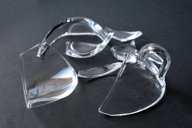 istock Broken glass cup that can not be glued together 1384119167