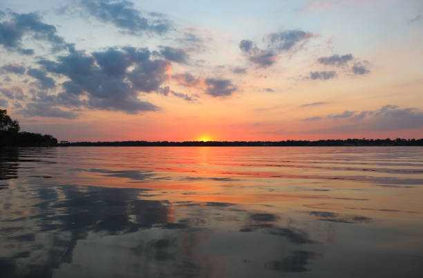 istock Sunrise on the Lake 1384131770