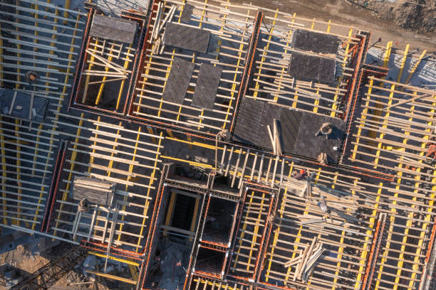 istock View of the construction of the upper floor. 1384207990