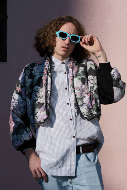 istock Portrait of a young man in modern cool attitude young. 1384213549