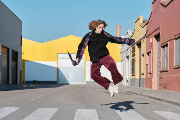 istock A model poses for the camera in an industrial area. 1384213627