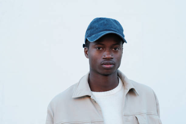 Headshot view of a young man.