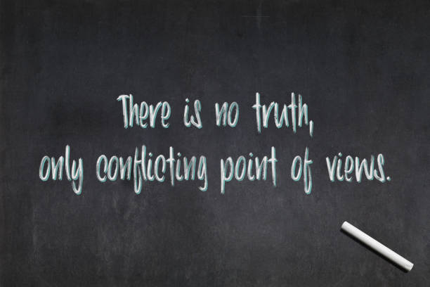 istock There is no truth, only conflicting point of views - Blackboard 1384217276