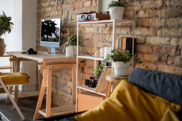 istock Loft apartment artist studio, no people 1384217292