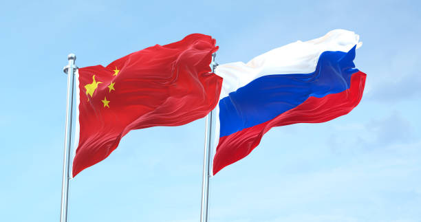 bandeira russa da china 4k - bandeira da otan - fotografias e filmes do acervo