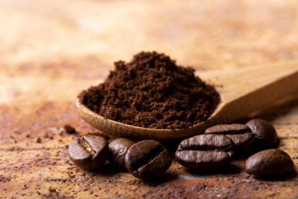 istock coffee beans and ground coffee 1384226339