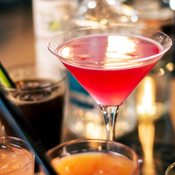istock alcohol drinks on bar table on friday party 1384228058