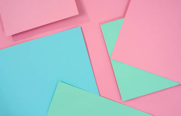 istock abstract cut out paper background. abstract arrangements build a geometric texture for wallpaper 1384237410